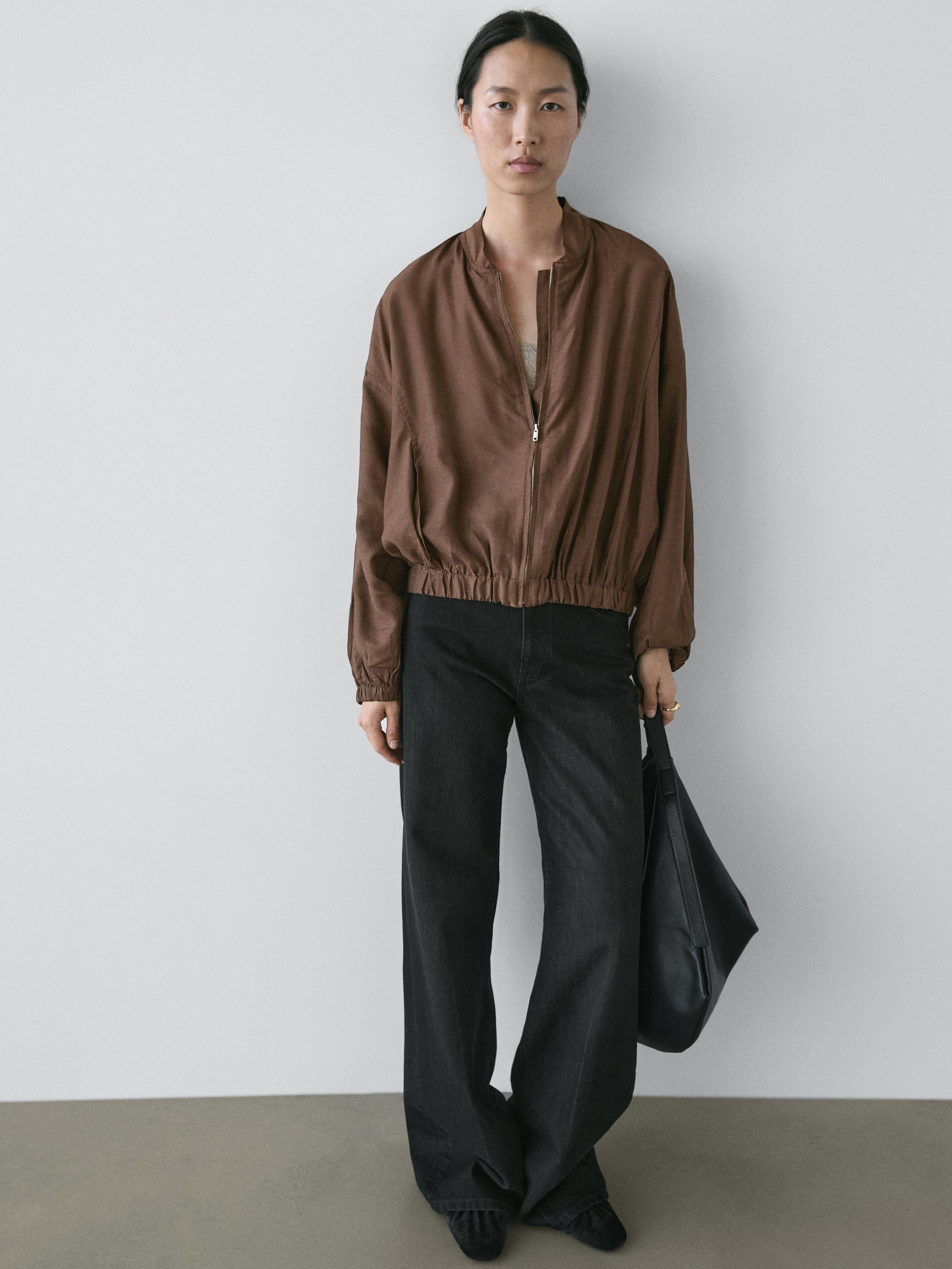 Veste bomber fluide